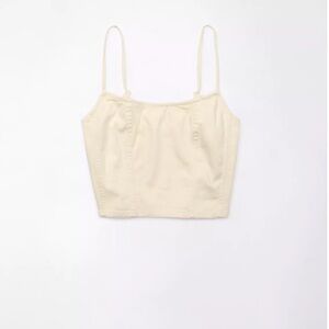 AE Cropped Denim Corset
Tank Top